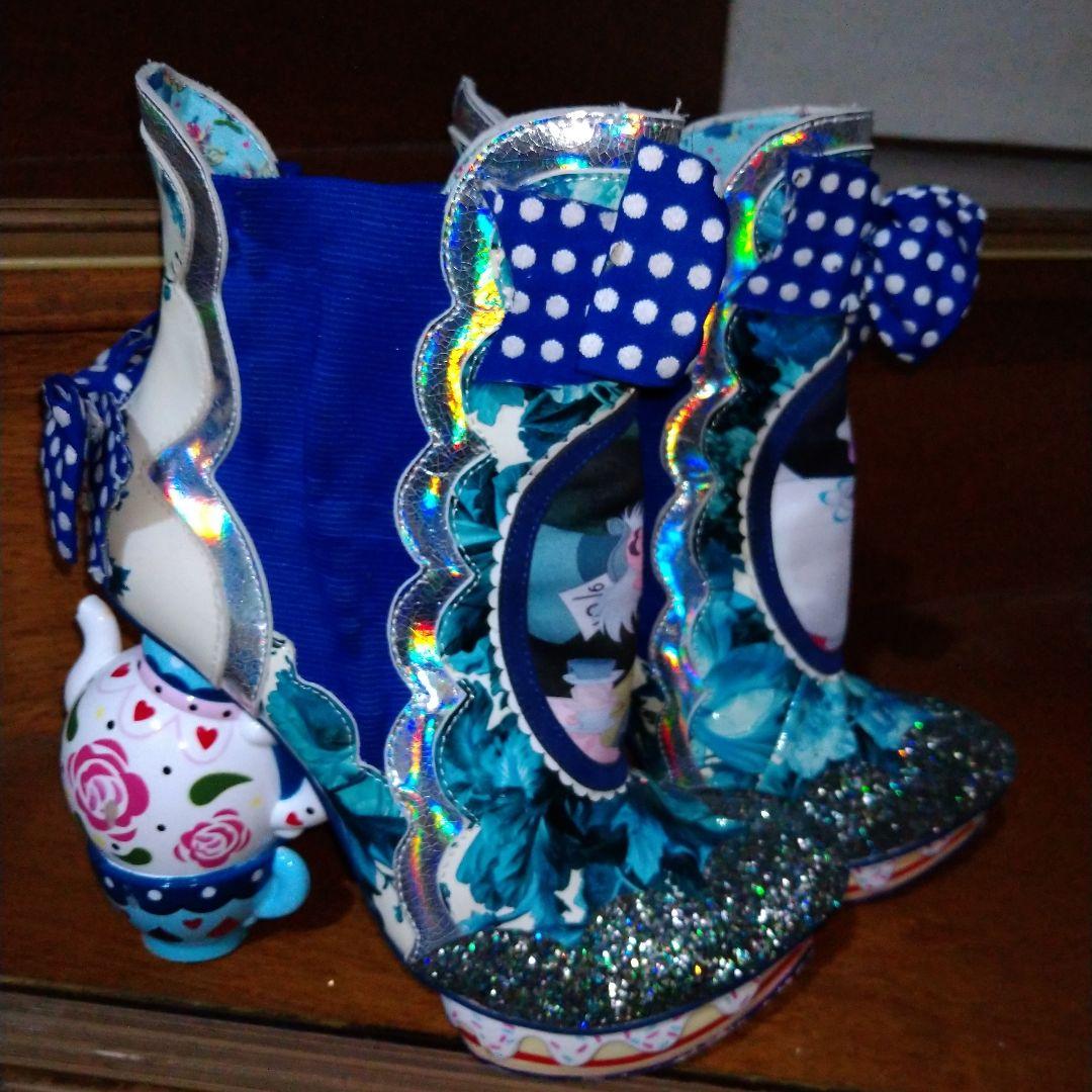 イレギュラーチョイス激レアカラフルリボン付きブーツサイズ39