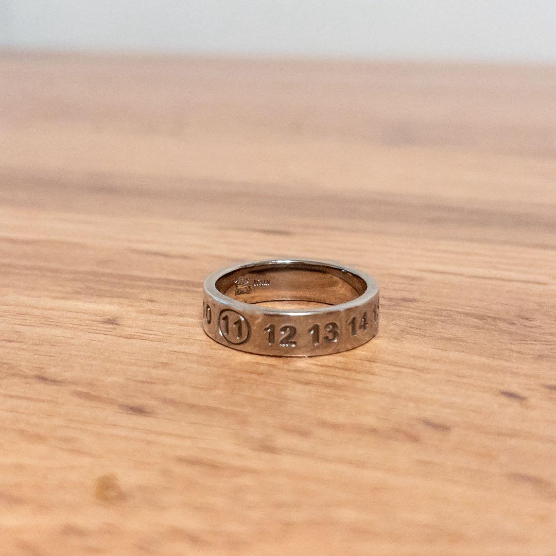 Maison margielaマルジェラ　ナンバ　リング　シルバーリング 19号