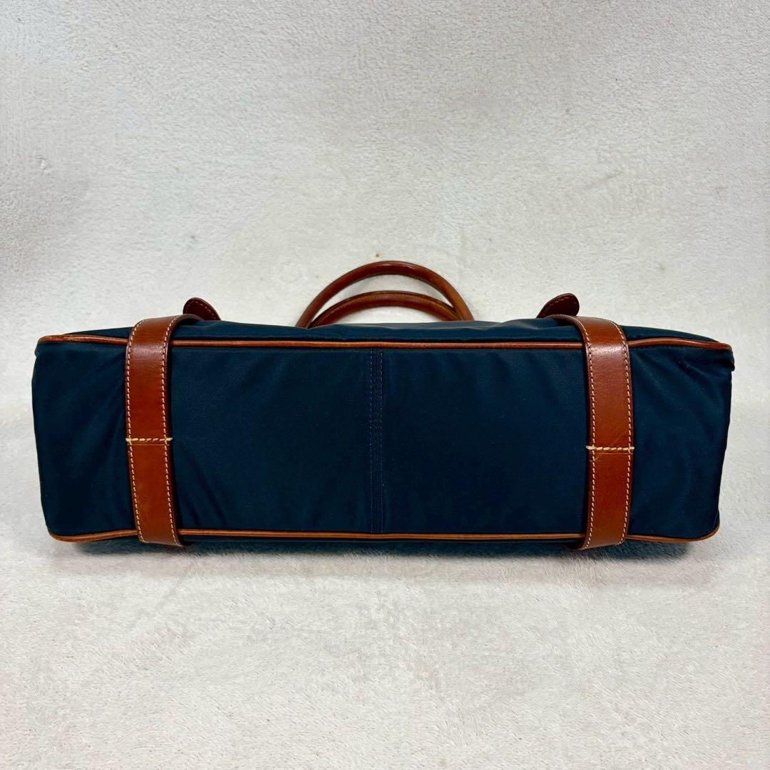 【美品✨】Felisi フェリージ　リモンタナイロン レザー トートバッグ