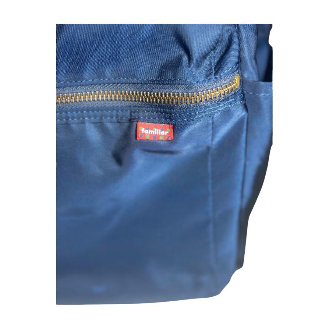 familiar マザーズリュック ネイビー トートバッグ ファミリア