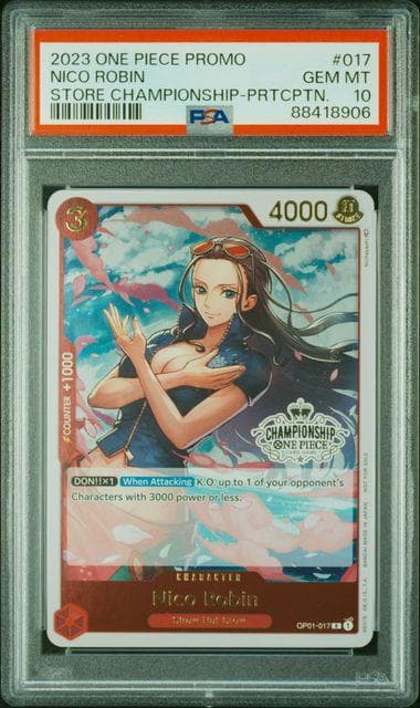 2023 ONE PIECE プロモ ニコロビン #017 海外CS限定