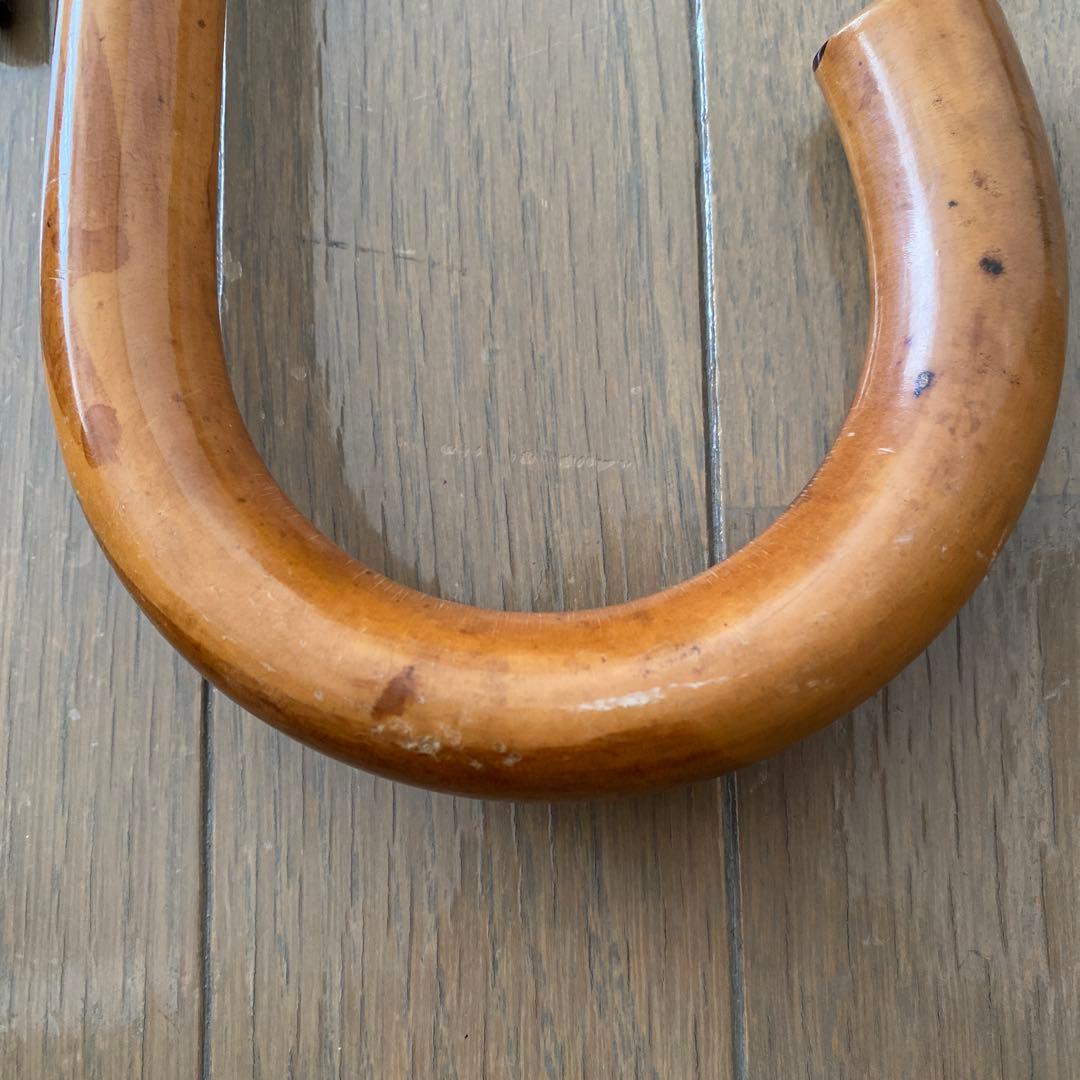 【皇室御用達】'80年代前原光榮商店 高級雨傘 中棒カーボン　モスグリーン