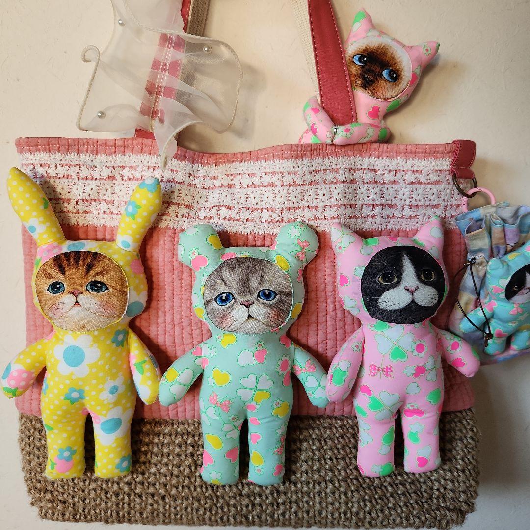 れ*ゃ様 コヤンイサムチョン　大きいカゴバック　ハンドメイド