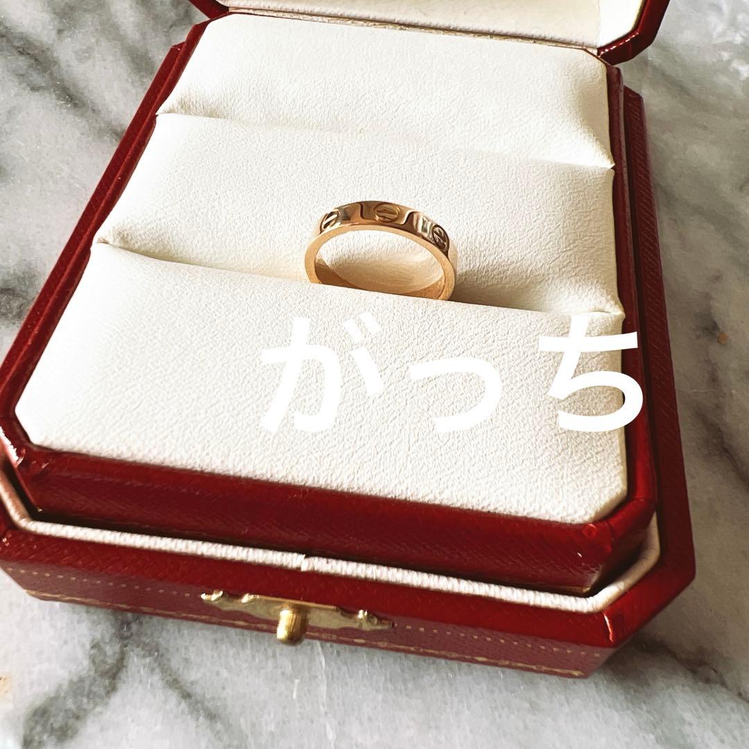 はるかカルティエ ミニラブリングK18ピンクゴールド46