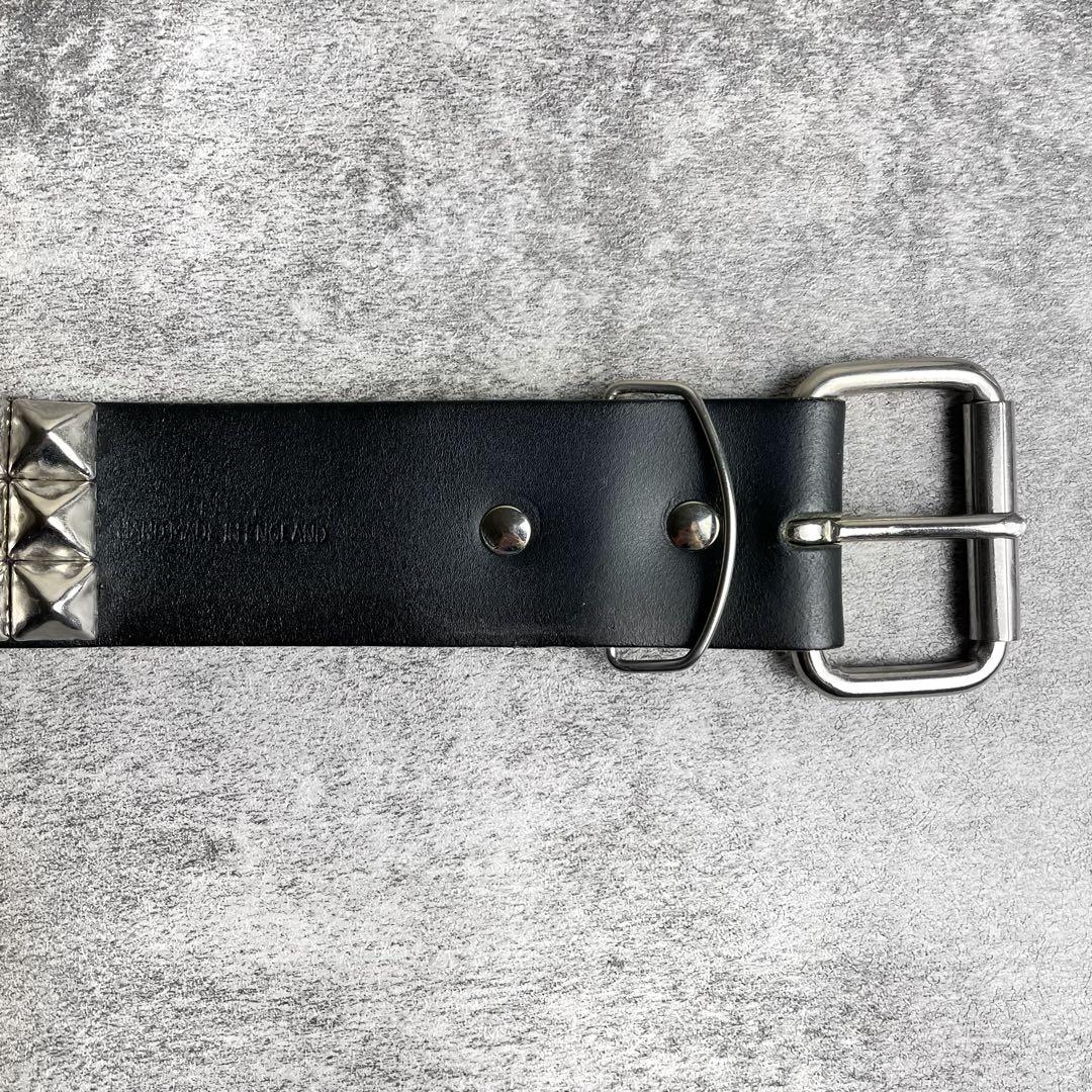 服*離様 WENDY'S スタッズ ベルト 3連 イングランド製 割引不可