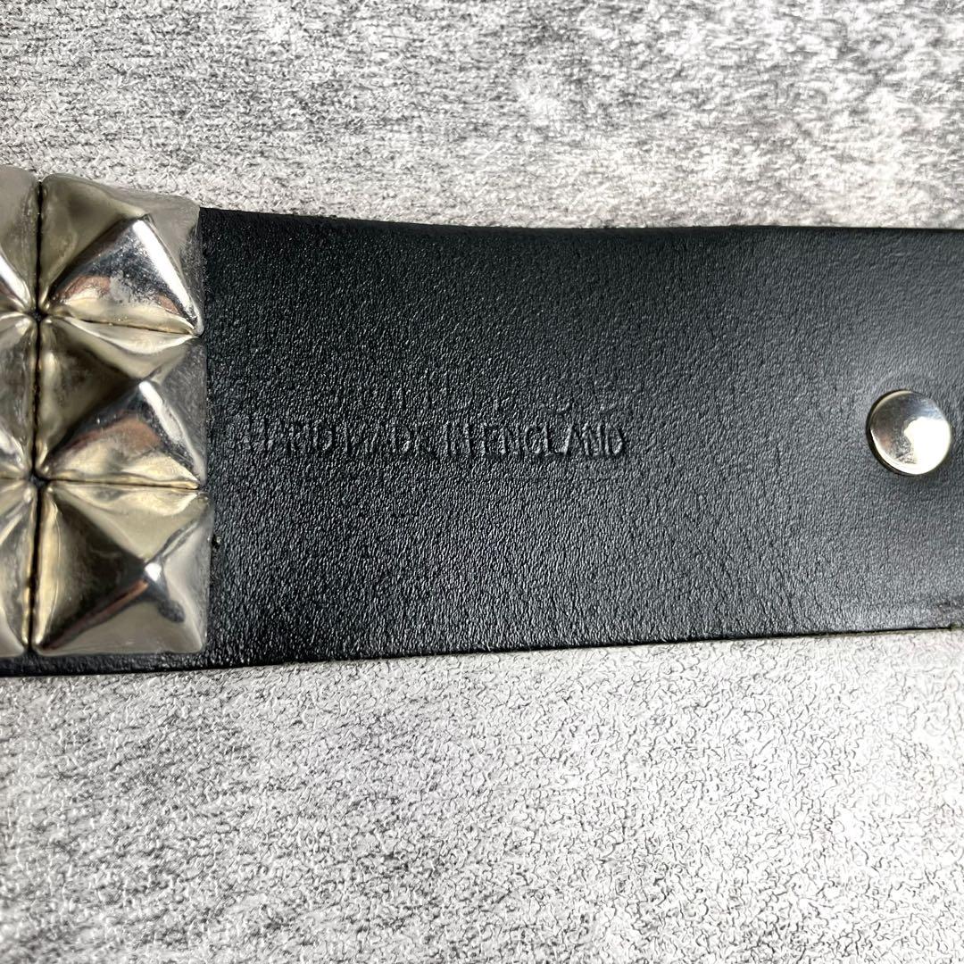 服*離様 WENDY'S スタッズ ベルト 3連 イングランド製 割引不可