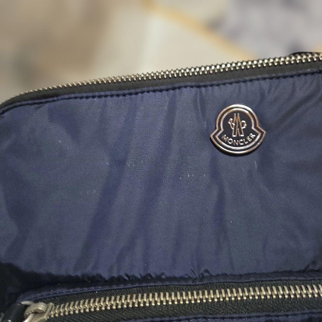 モンクレール ナイロンマザーズバッグ ネイビー