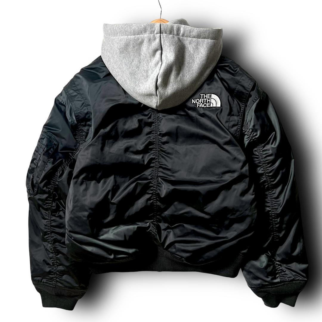 M ノースフェイス KULANE DOWN BOMBER ダウンジャケット 濃灰