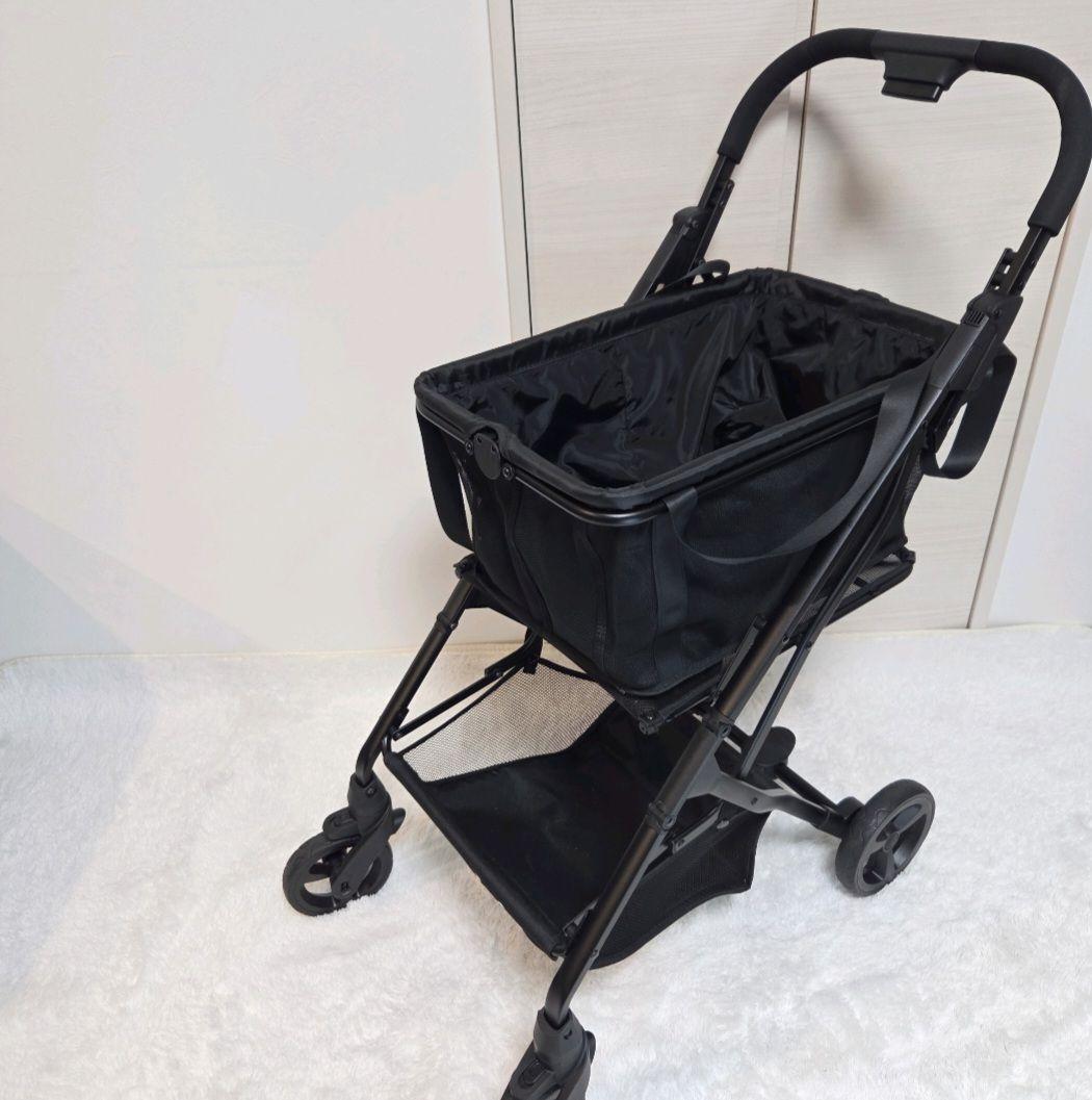 【極美品】Ecoca エコカ ショッピングカートクラシックブラック