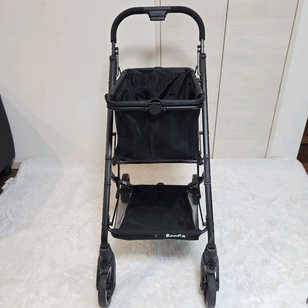 【極美品】Ecoca エコカ ショッピングカートクラシックブラック