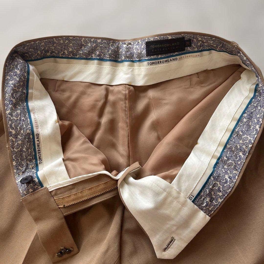 【新品タグ付】TOMORROWLAND スーツ/セットアップ/ベージュ/M