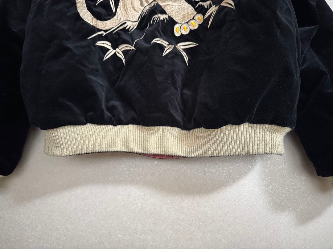 テーラー東洋スカジャンWHITETIGER×LANDSCAPE Lサイズ