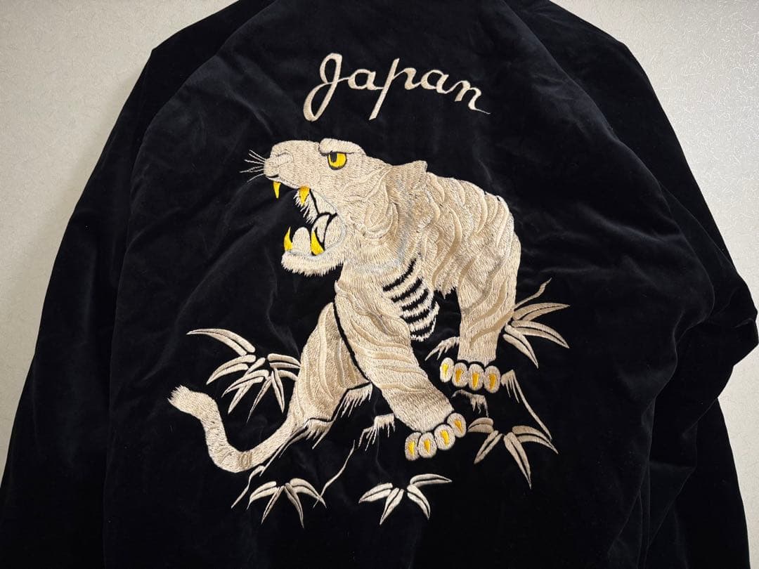 テーラー東洋スカジャンWHITETIGER×LANDSCAPE Lサイズ