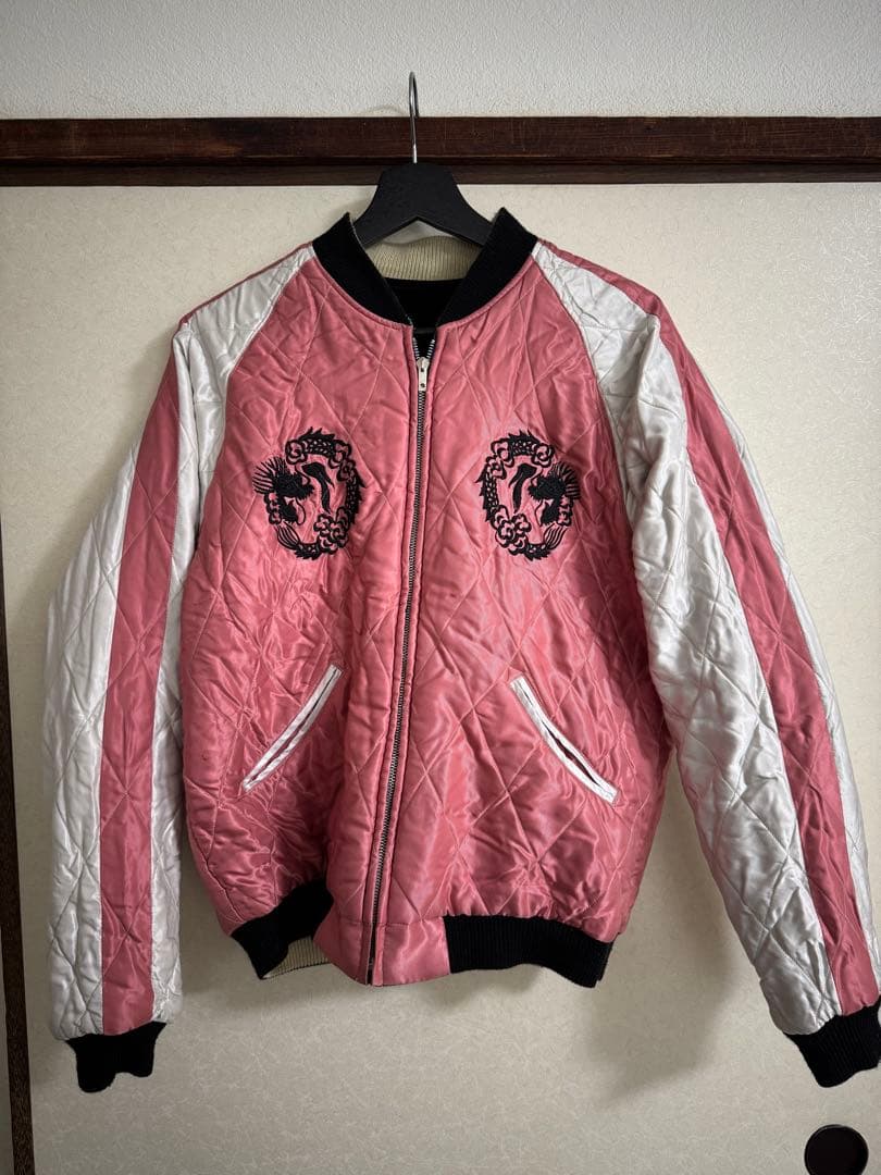 テーラー東洋スカジャンWHITETIGER×LANDSCAPE Lサイズ