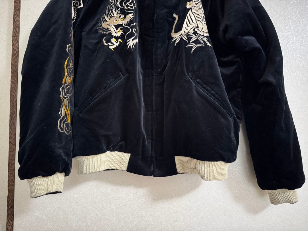 テーラー東洋スカジャンWHITETIGER×LANDSCAPE Lサイズ