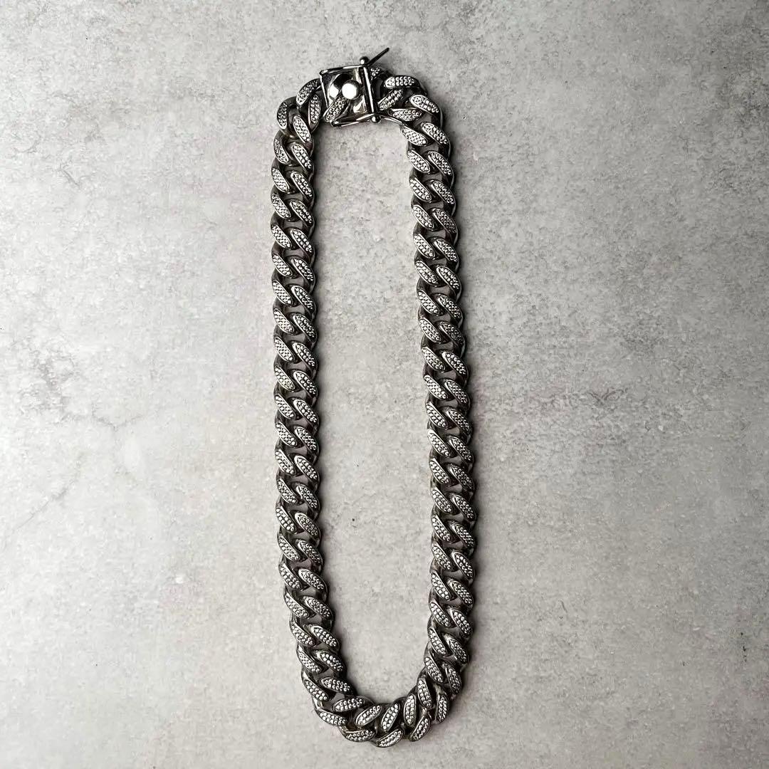 は*き様 AVALANCHE シルバー925 マイアミチェーン ネックレス 喜平