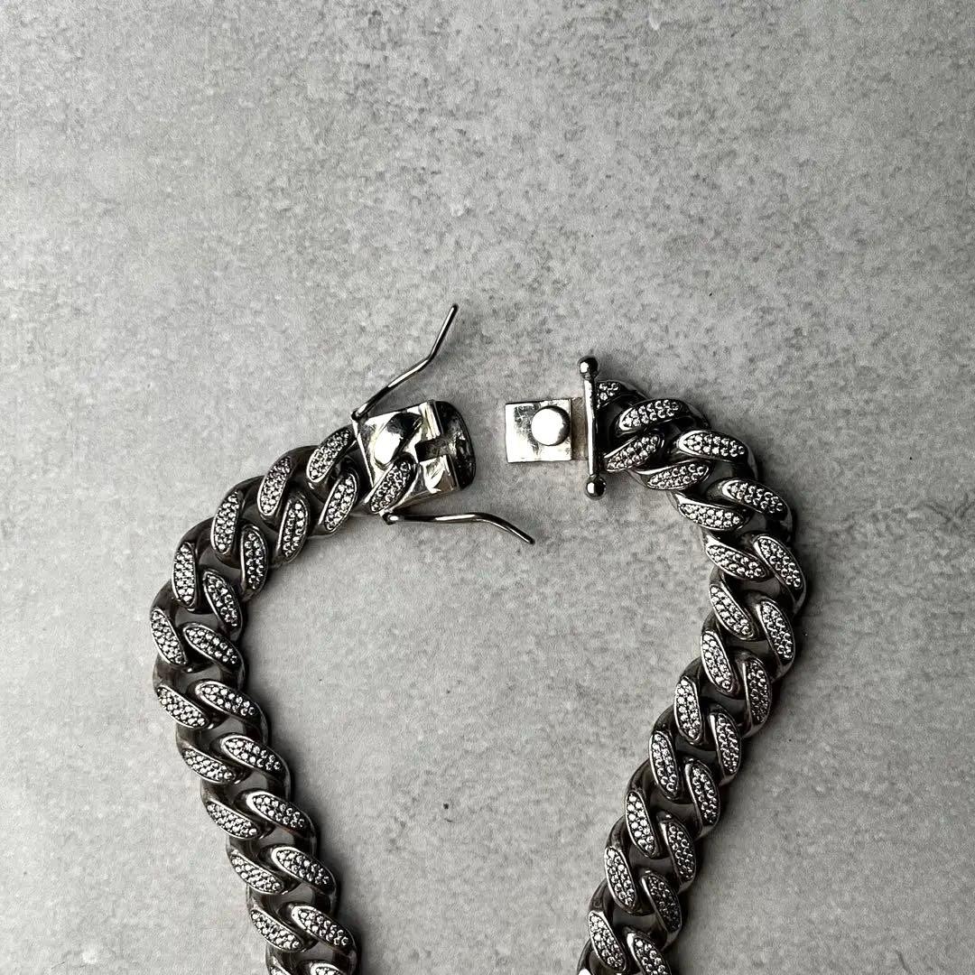 は*き様 AVALANCHE シルバー925 マイアミチェーン ネックレス 喜平