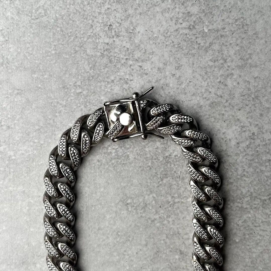 は*き様 AVALANCHE シルバー925 マイアミチェーン ネックレス 喜平