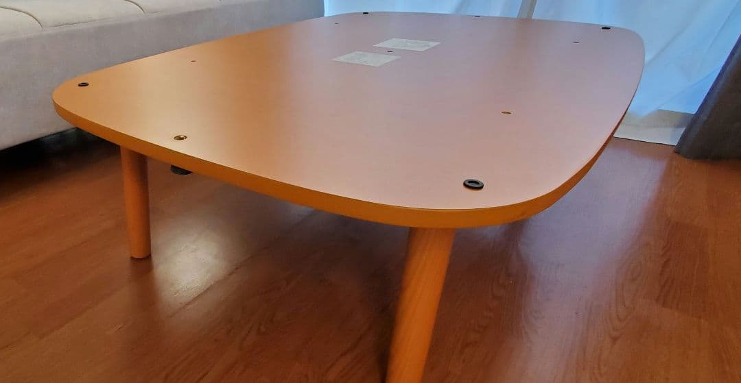 無印良品　木製 楕円形 こたつ 120cm x 80cm