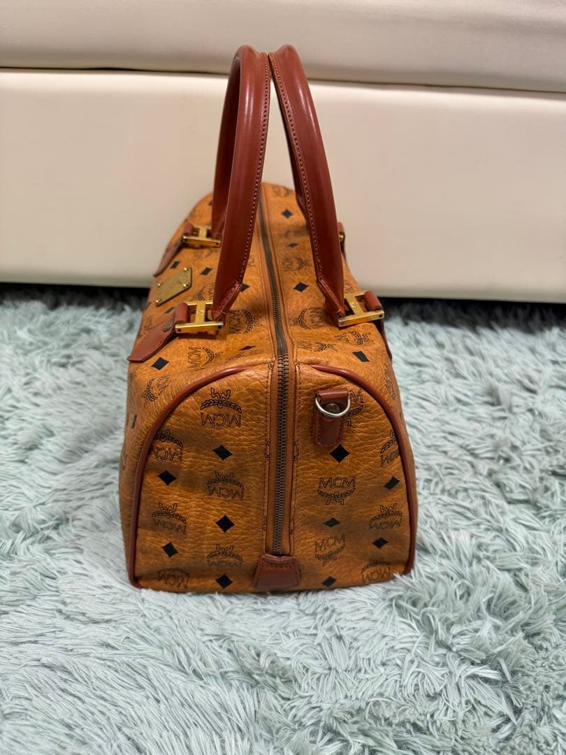 【美品】MCM/ボストンバッグ/レザー/J8959