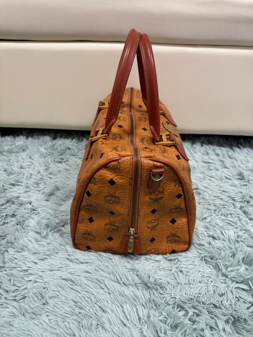 【美品】MCM/ボストンバッグ/レザー/J8959