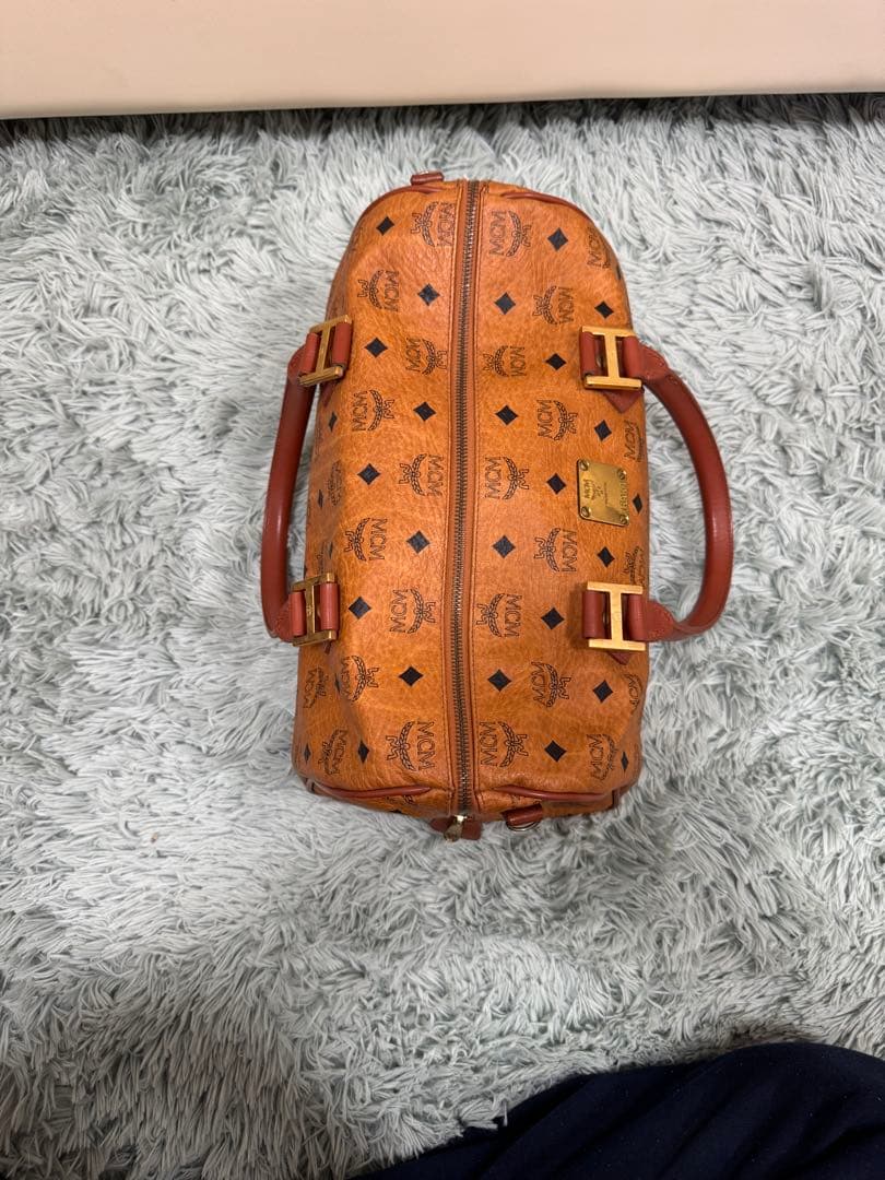 【美品】MCM/ボストンバッグ/レザー/J8959