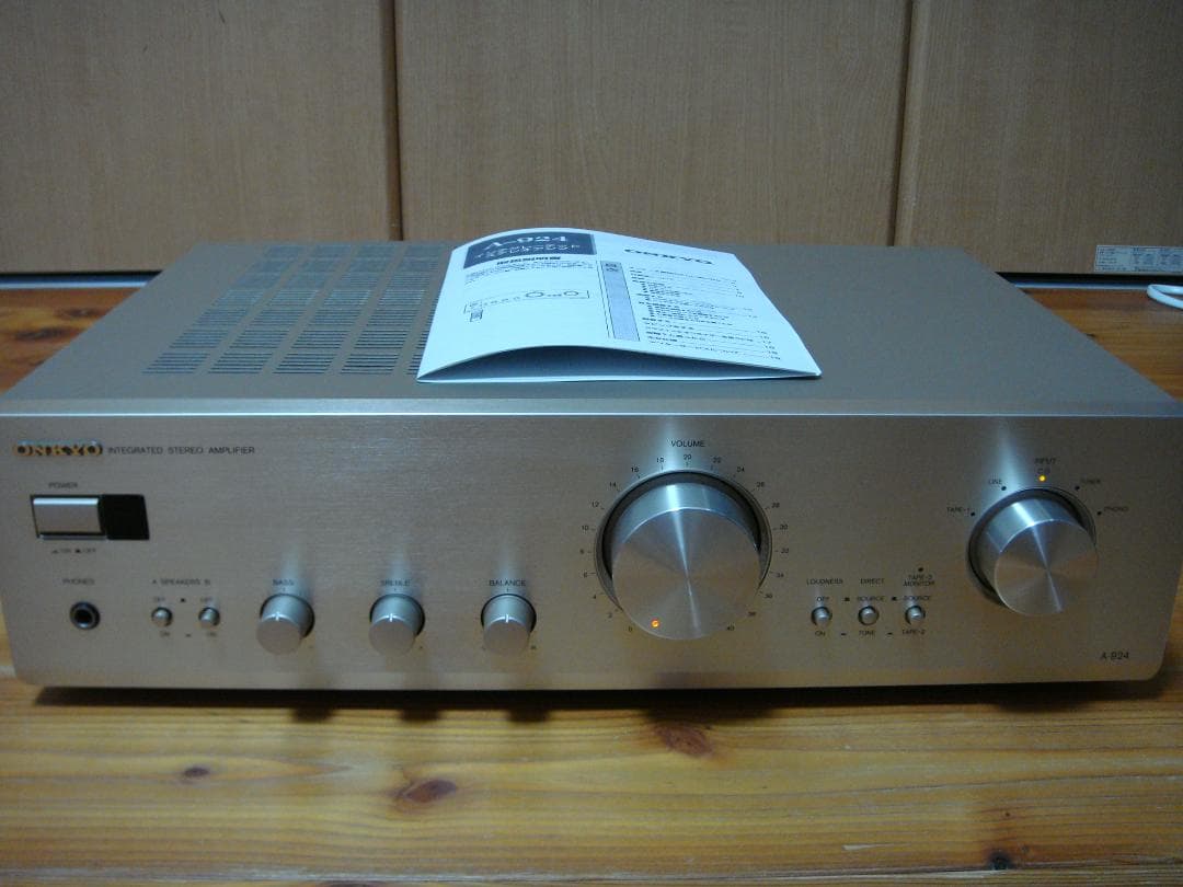 整備済 程度良 ONKYO オンキョー アンプ Integra A-924取説付