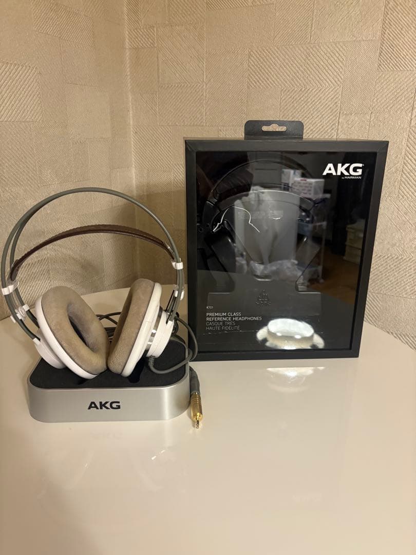 AKG K701 有線ヘッドホン ホワイト