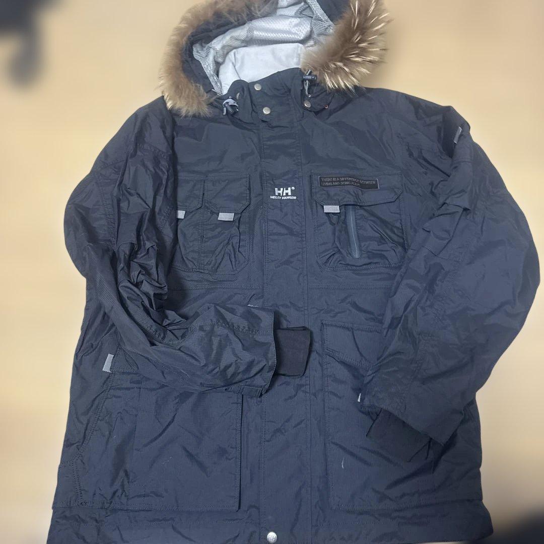 N*i様 美品HELly HANSEN ネイビー アウターウェア　セットアップ