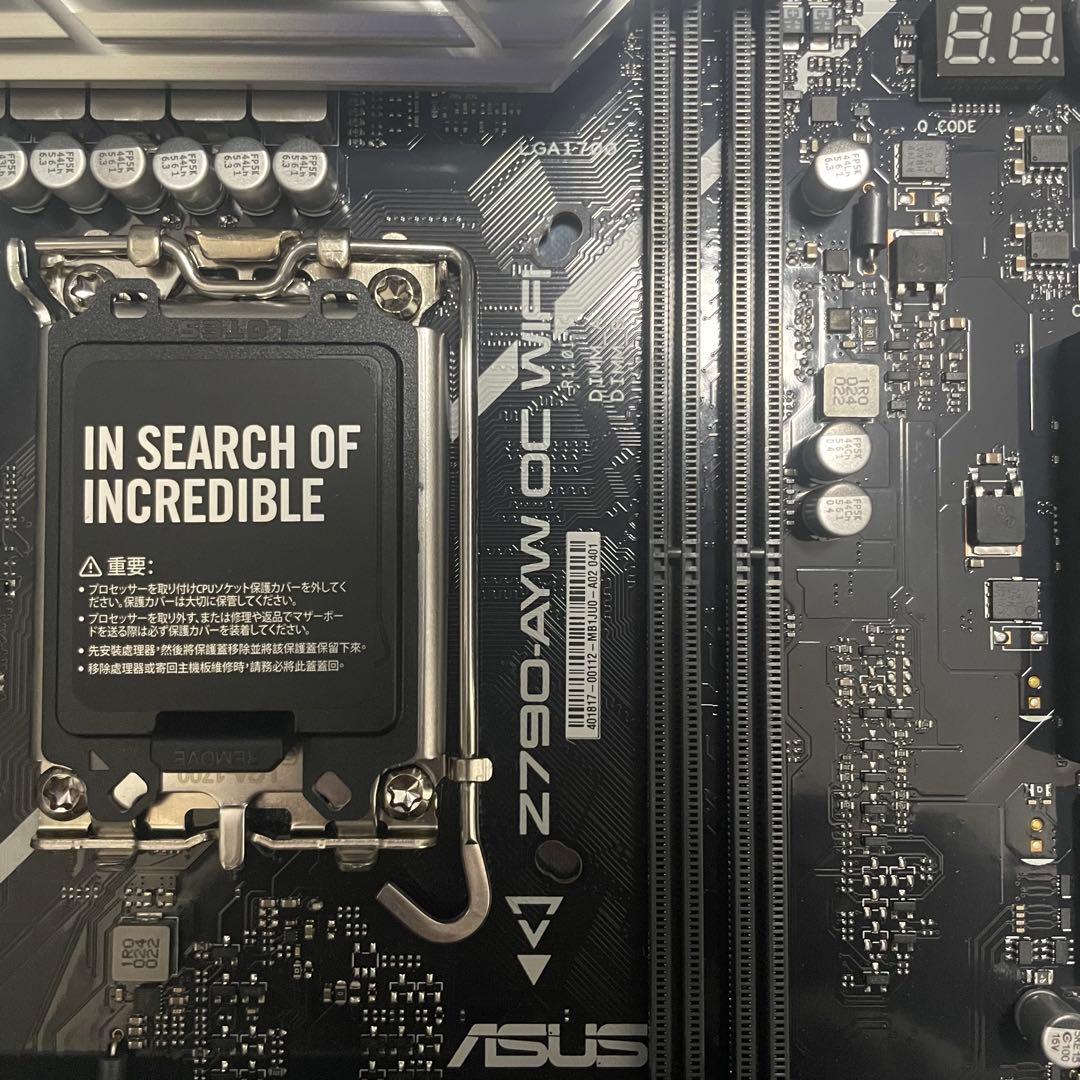 ASUS Z790-AYW OC WiFi DDR5 16GB セット