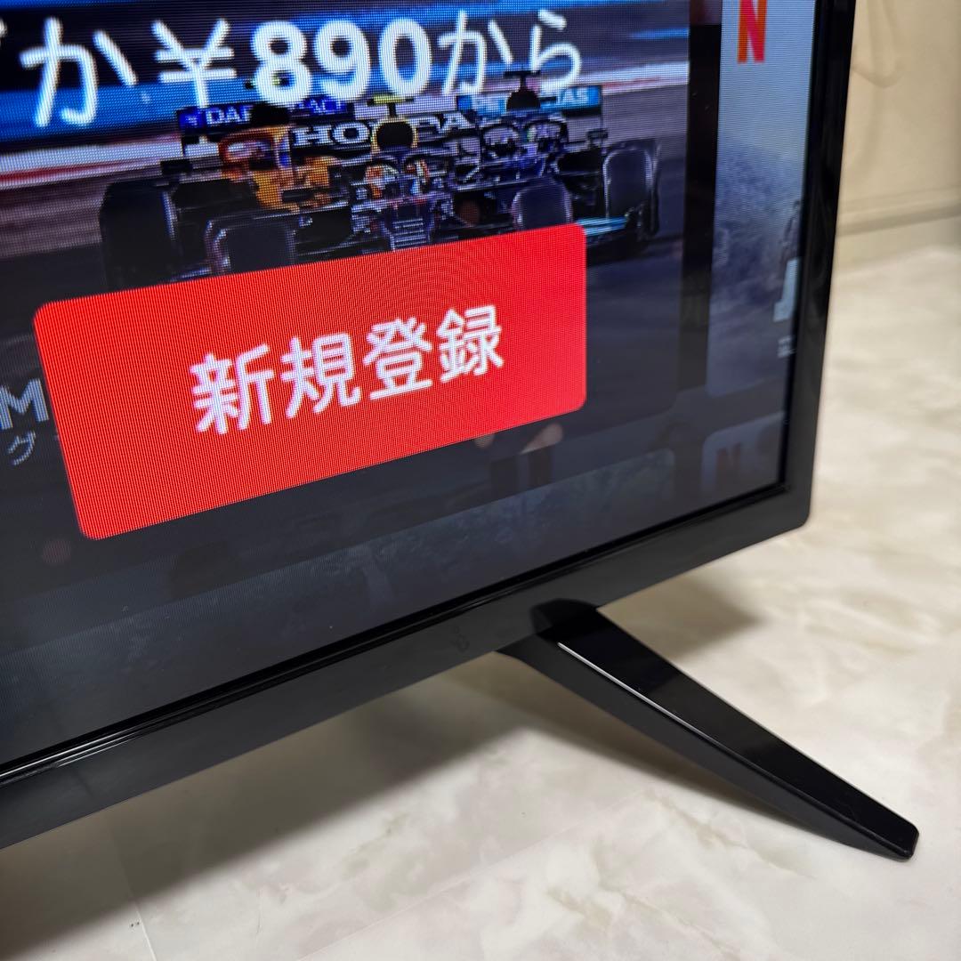 美品 42型チューナーレステレビ AndroidTV 豊富ネットコンテンツ内蔵