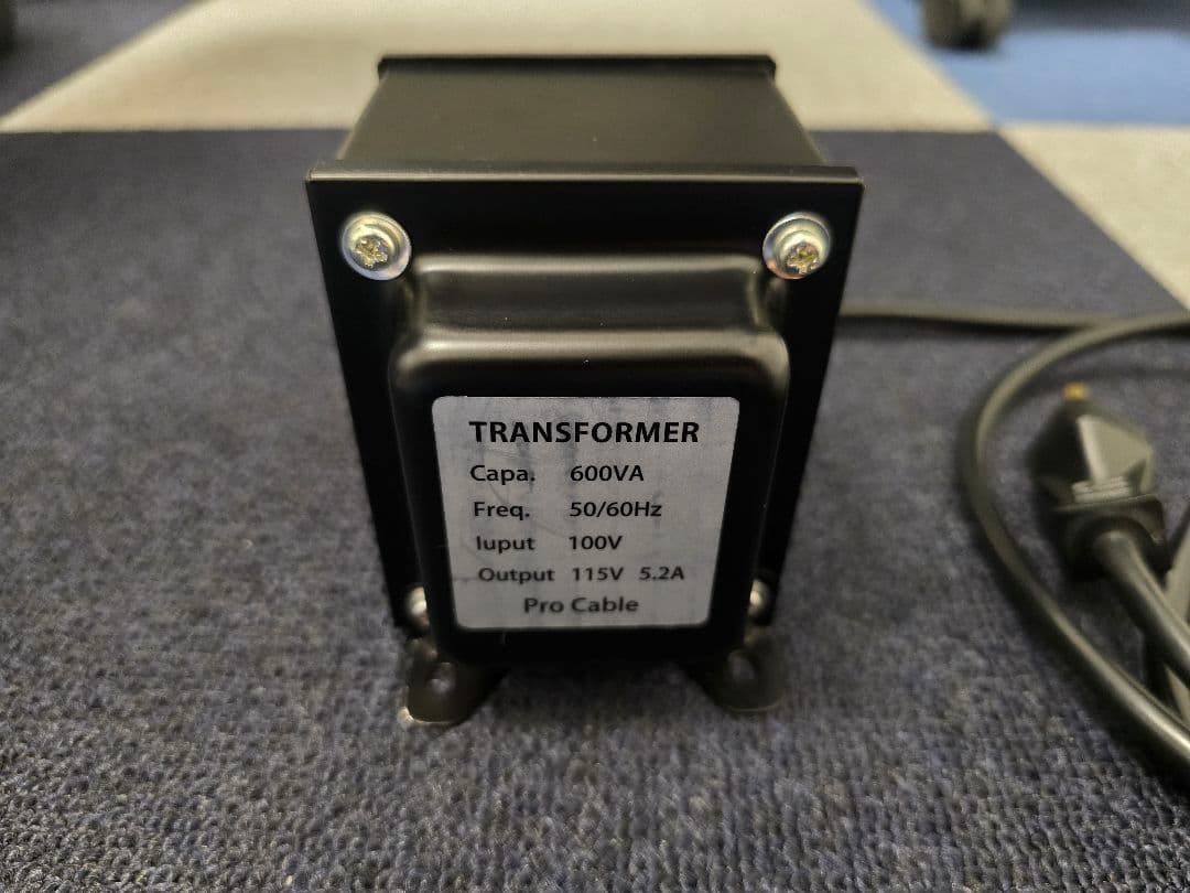 プロケーブル 115V 昇圧トランス 非メッキ