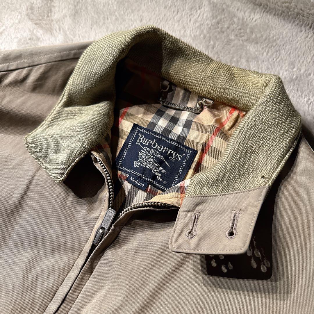Burberrys ハリントンジャケット ブルゾン ノバチェック M ベージュ
