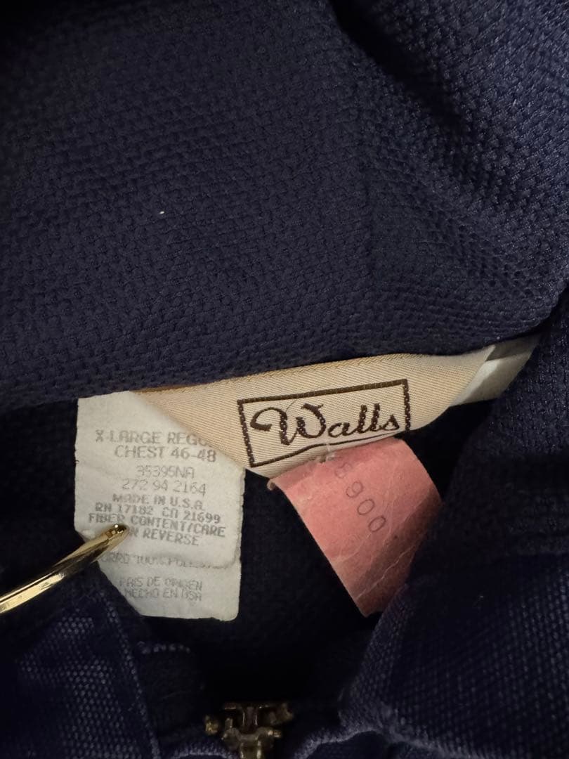 Walls アクティブジャケット　ネイビー　made in usa