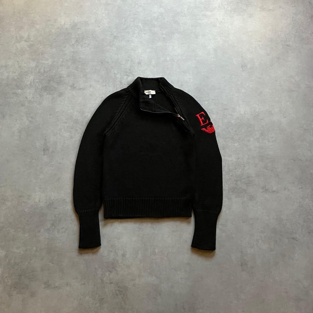 トップス 00s archive emporio armani knit sweater