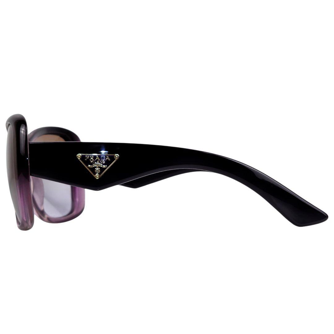 美品 プラダ PRADA トライアングル ロゴ グラデーション サングラス