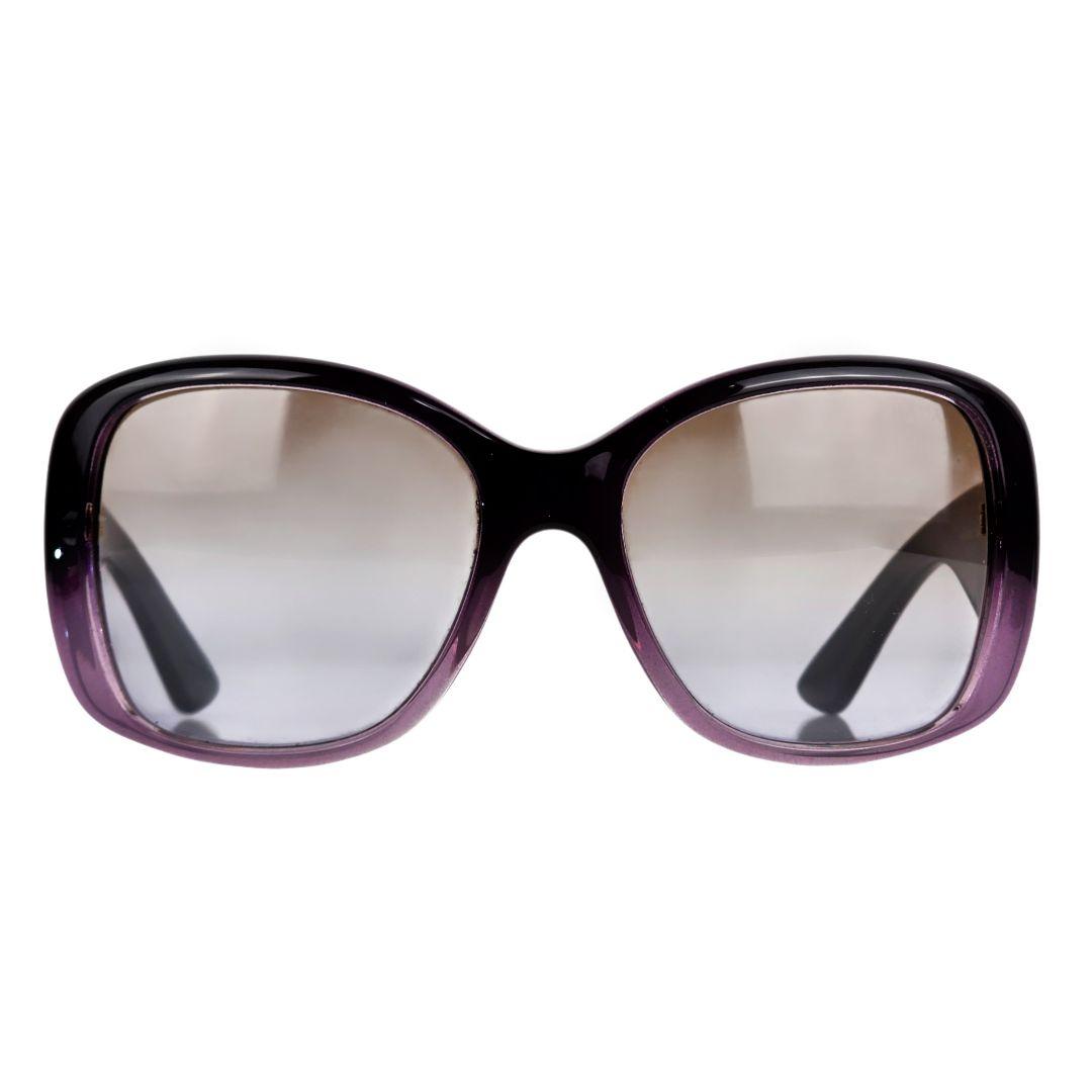 美品 プラダ PRADA トライアングル ロゴ グラデーション サングラス