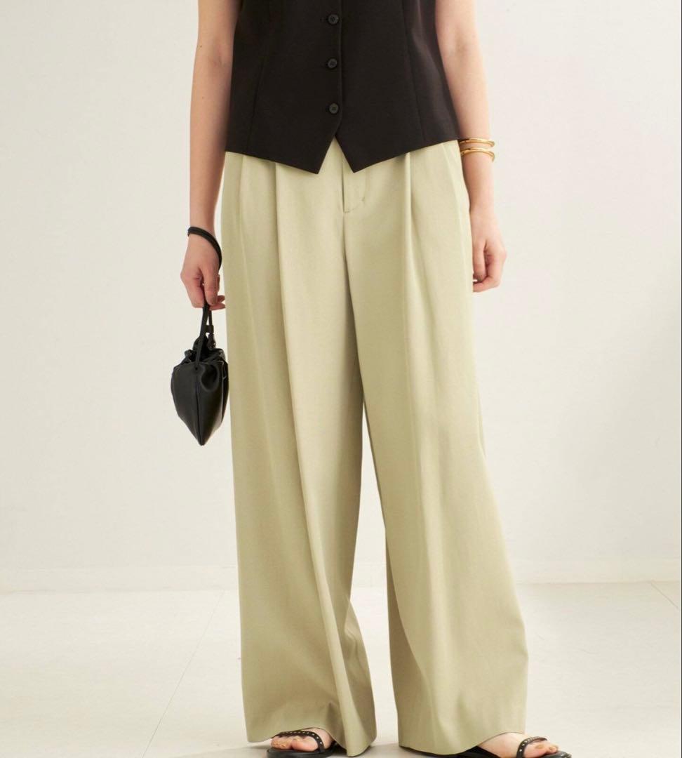 Plage R’IAM タックチノパンツ 38