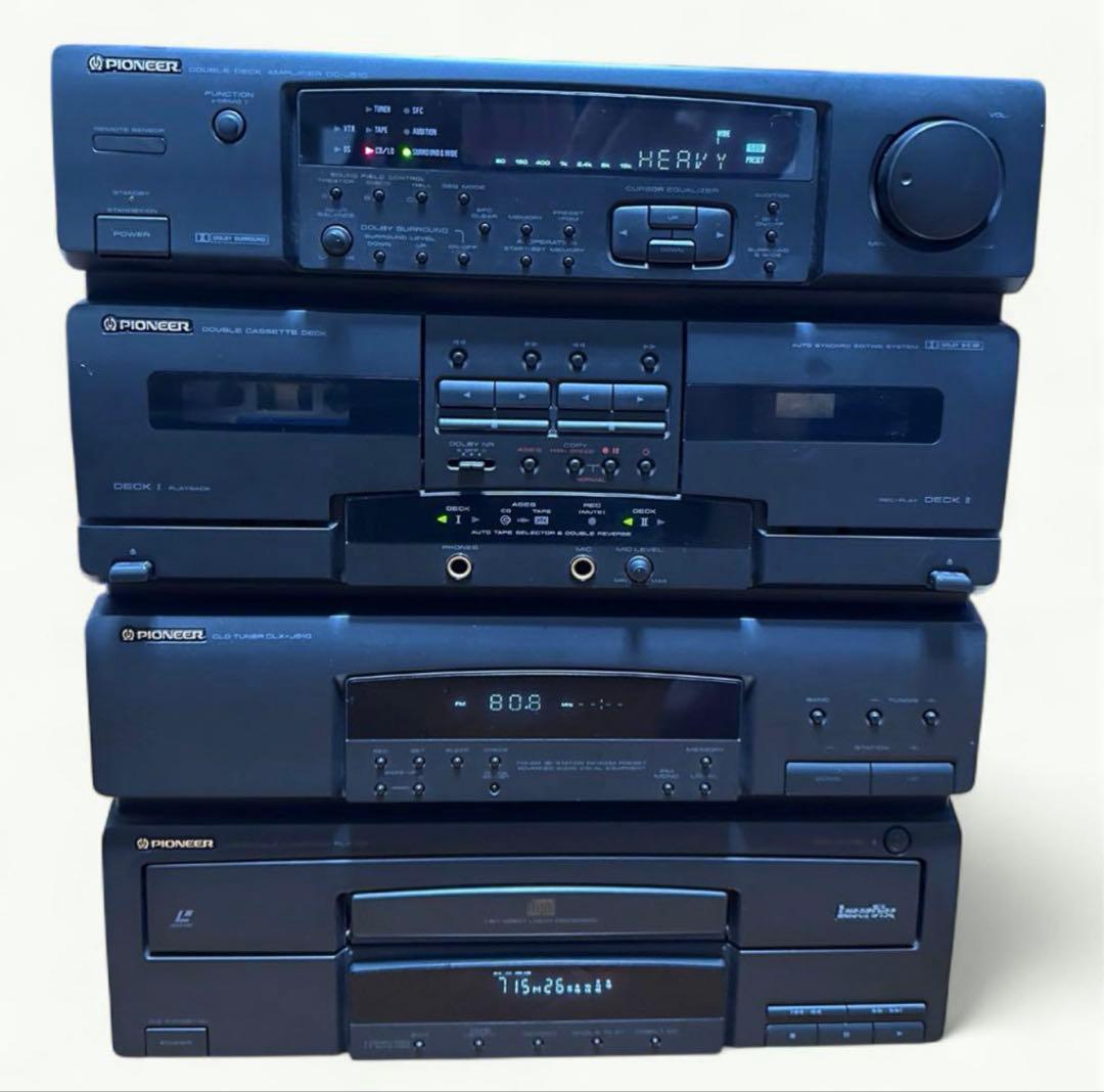 PIONEER DC-J510 DLX-J510 カセット LD システムコンポ