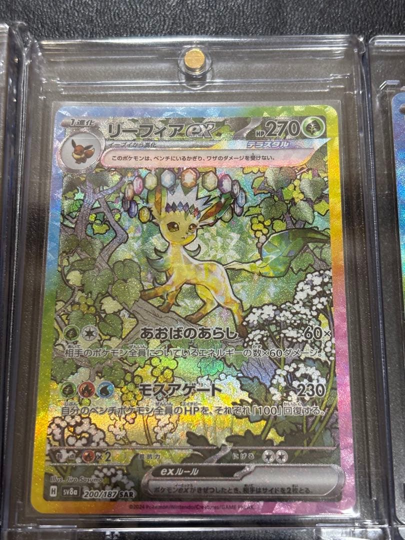 イーブイex SAR 2種 リーフィアex SAR