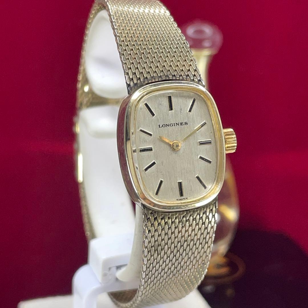 超希少 40s アンティーク LONGINES 10KGF 金張 手巻 スイス製