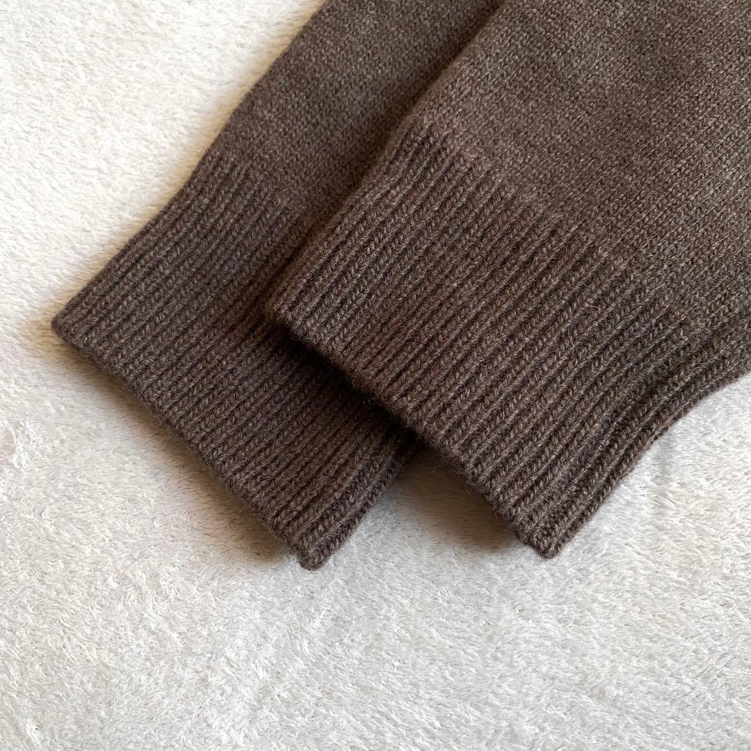 【ほぼ未使用✨】Deuxieme Classe JADEタートルニット　チョコ