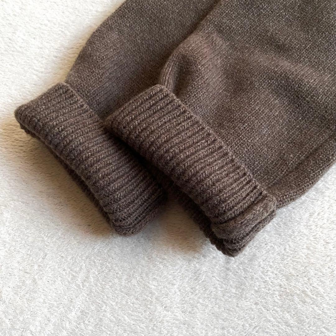 【ほぼ未使用✨】Deuxieme Classe JADEタートルニット　チョコ