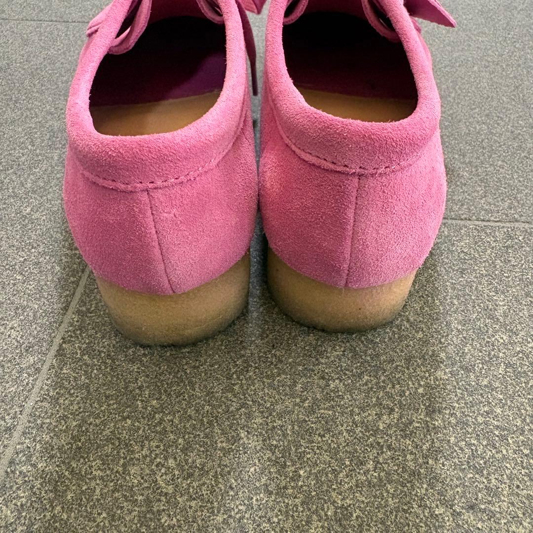 ぱなさん専用　CLARKS ピンク モカシン スエード