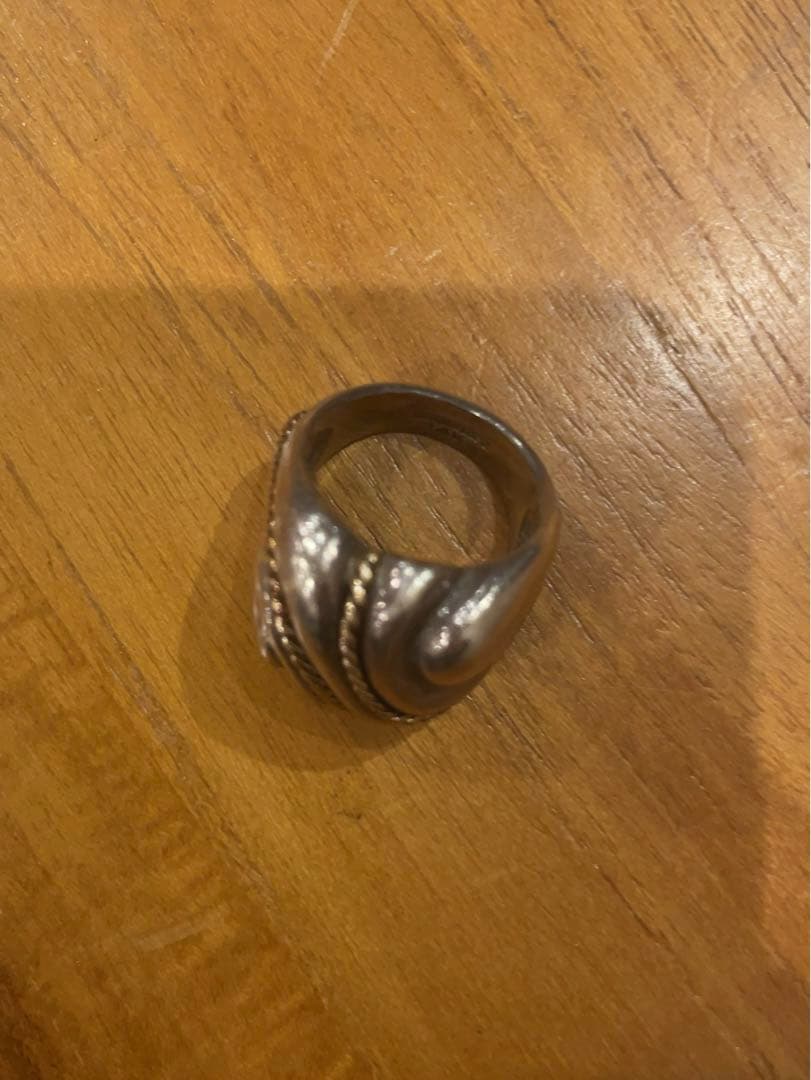 シルバーリング 925 14K 90s 22号