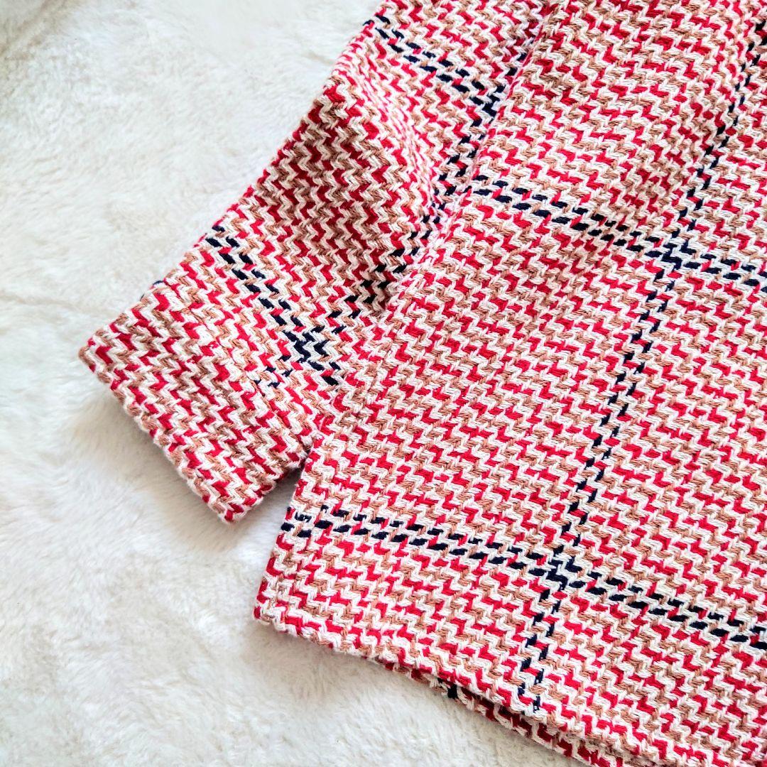 極美品 WAX LONDON ビートニークチェック WHオーバーシャツ L