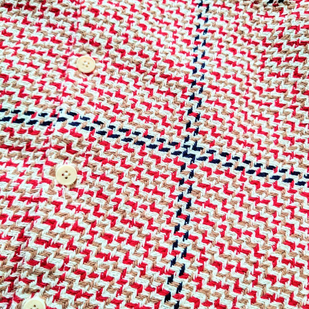 極美品 WAX LONDON ビートニークチェック WHオーバーシャツ L