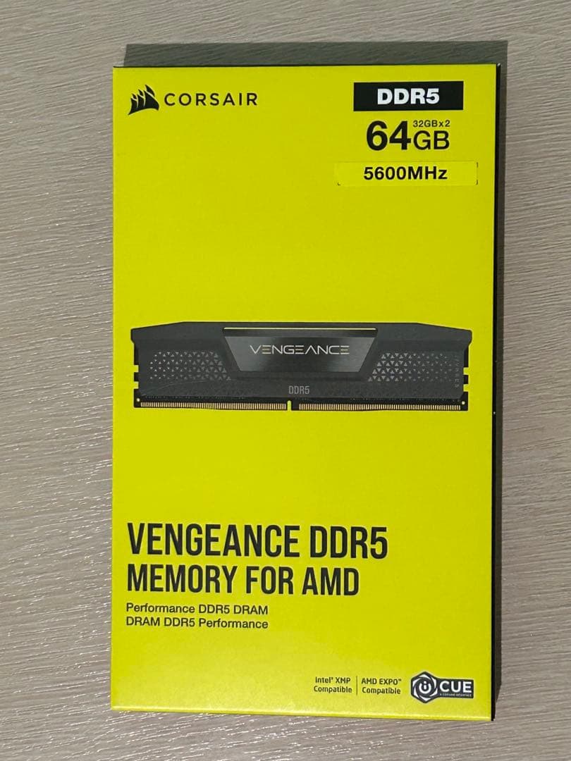 【未開封品】 CORSAIR メモリ DDR5 64GB(32GBx2)
