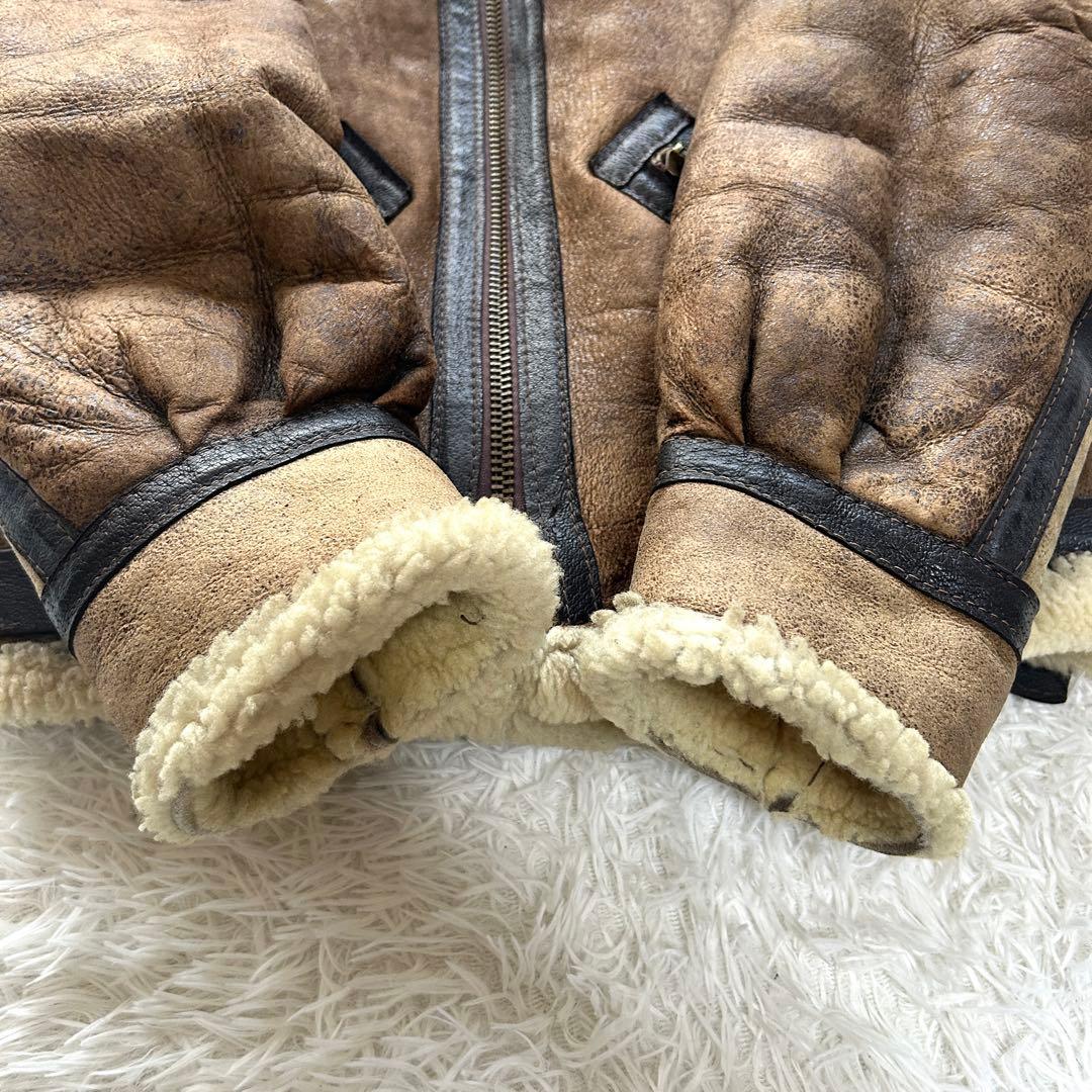 米国製　SCHOTT ショット ムートンジャケット B-9 フライトジャケット