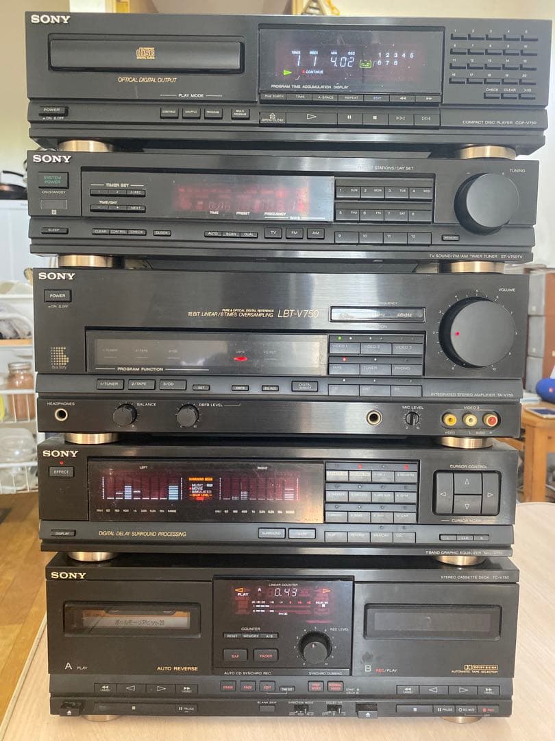 ラジオ・コンポ Sony V750